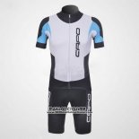 2011 Maillot Ciclismo Capo Noir et Blanc 5 Manches Courtes et Cuissard